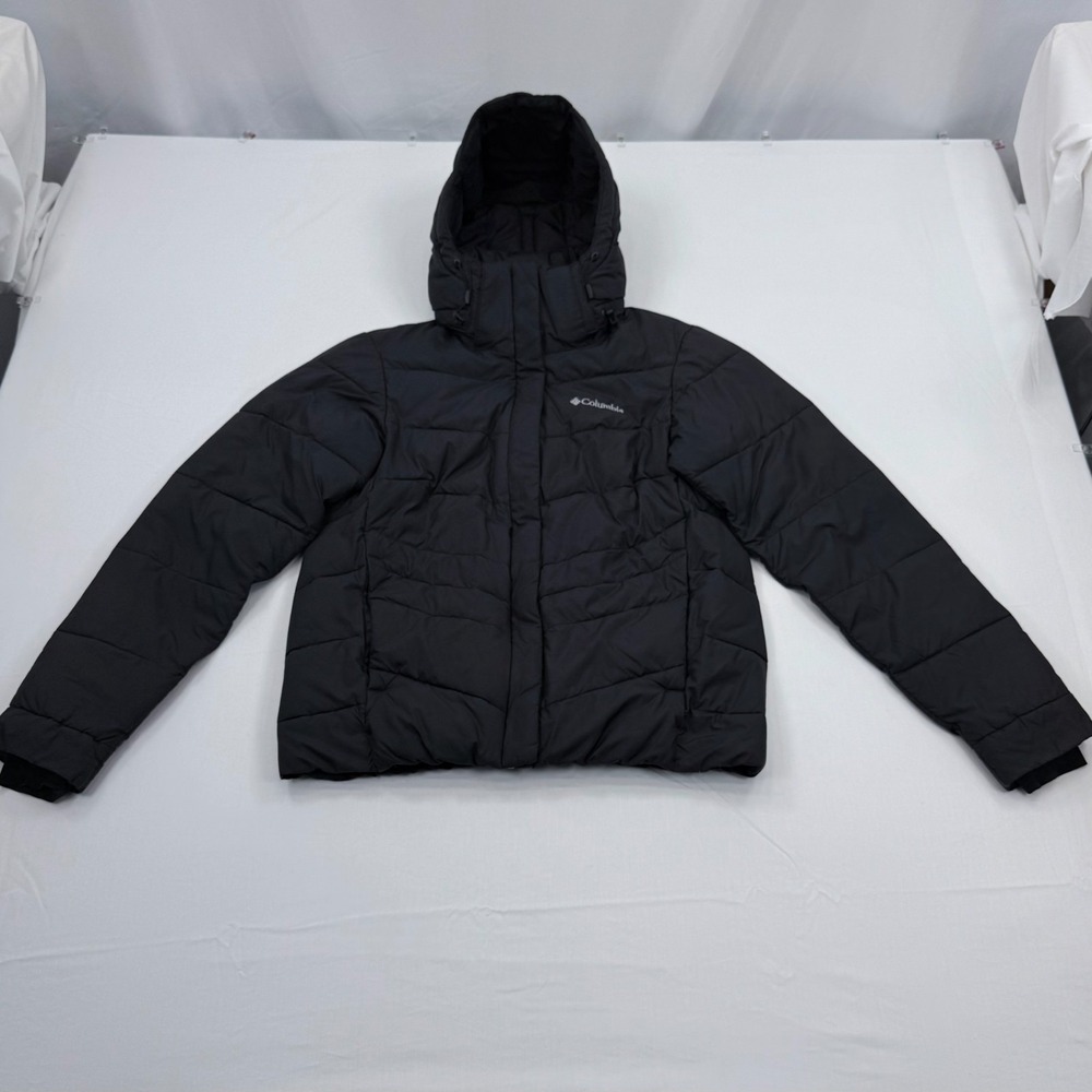 Columbia Peak to Park Puffer Jacket Womens XS Hooded Insulated‎ Full Zip Coat